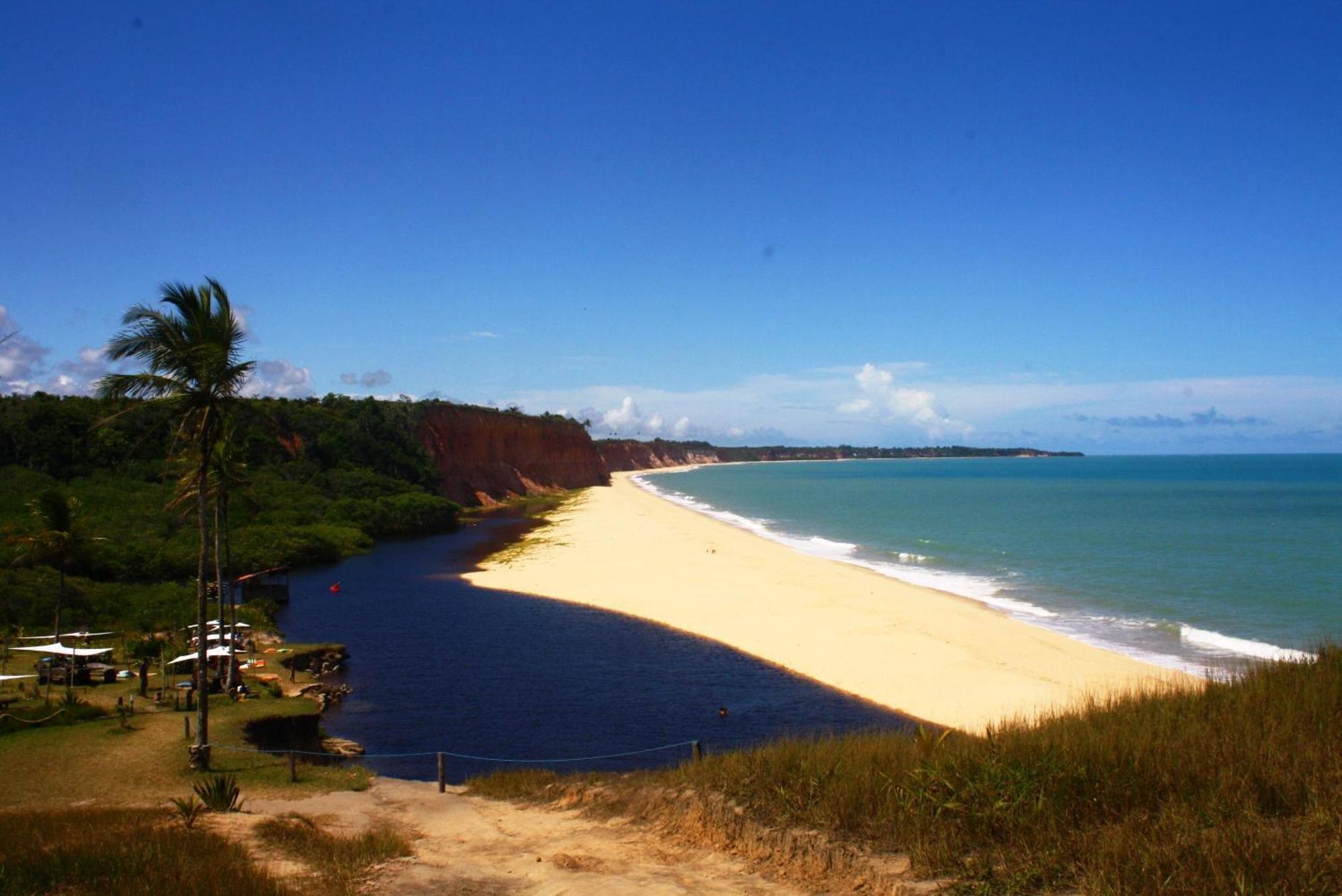 Pousada Areia Preta Cumuruxatiba Exteriör bild